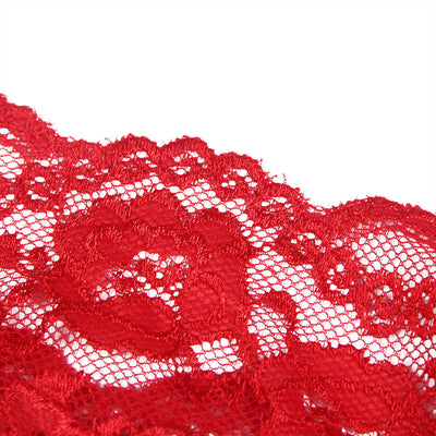 SCARLET LACE TEMPTATION | CHRISTMAS LINGERIE
